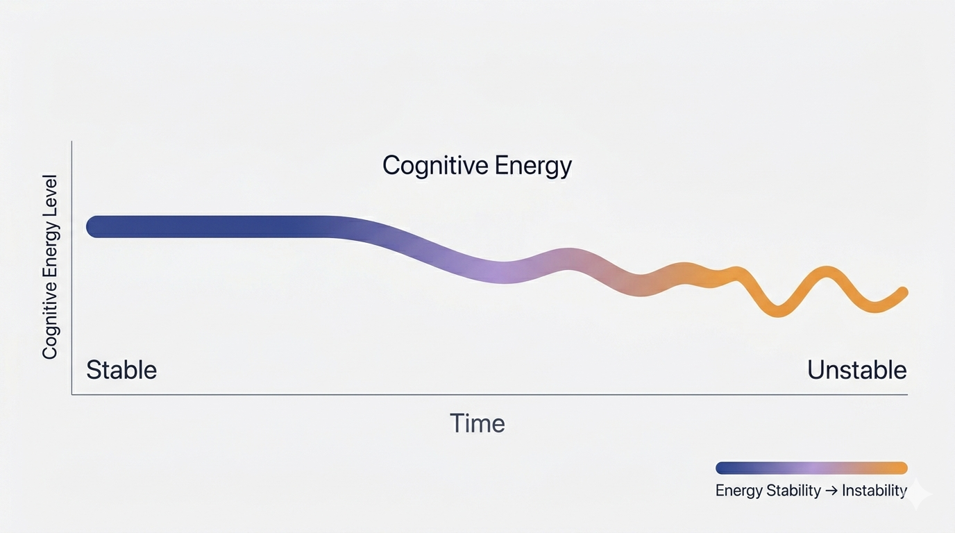 Cognitive energy flow diagram