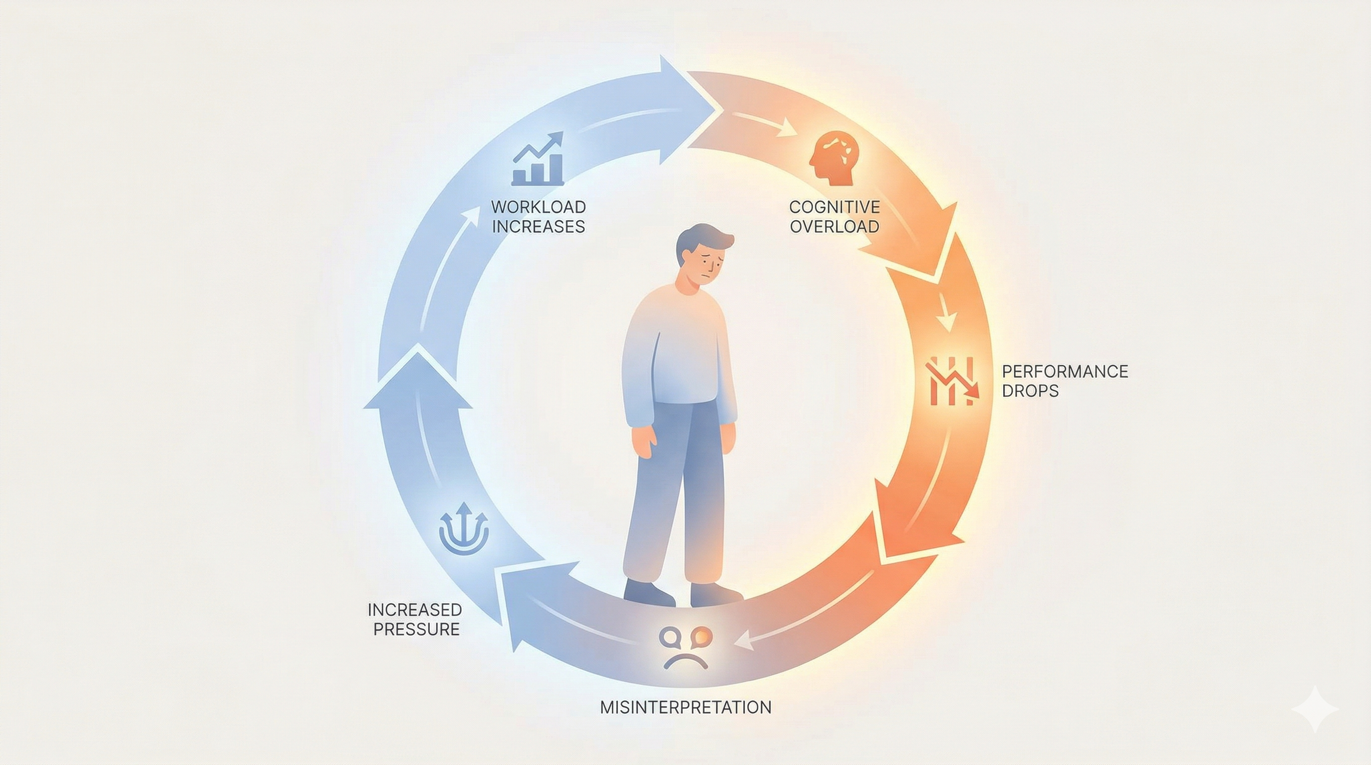 Misinterpretation feedback loop