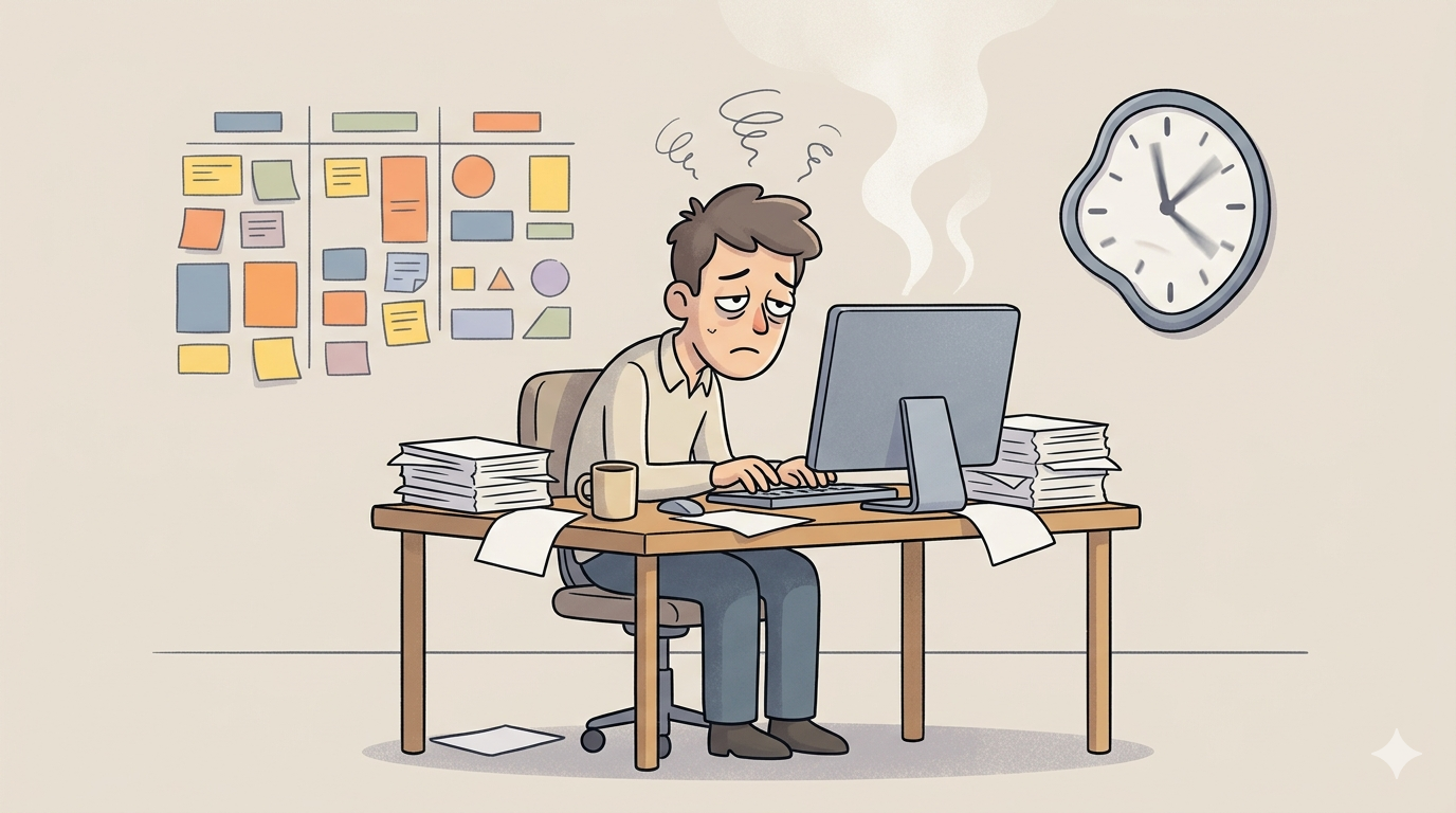 Conceptual header illustration for cognitive work and recovery limits